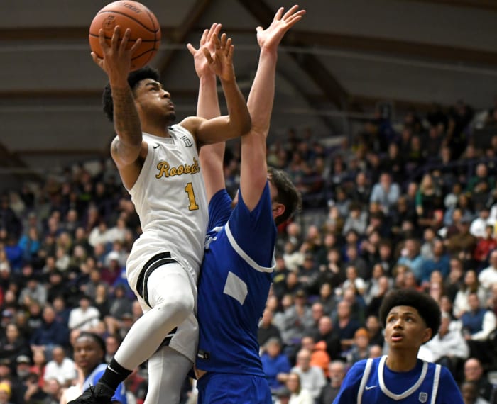 Grant Roosevelt 6A Oregon boys basketball quarterfinal 2024 Taylor Balkom 44